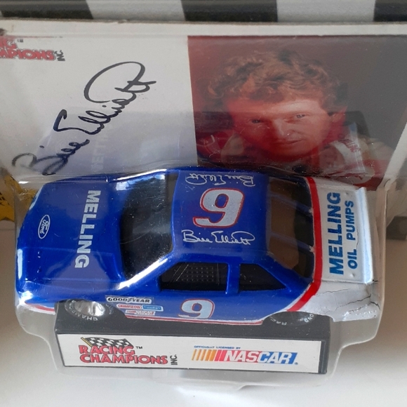 Vintage NASCAR Bill Elliott Ford Racing Champions Set 1989/1991 Earnhardt Back - Picture 10 of 10